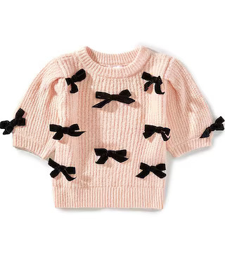 Big Girls Bow Detail Sweater | Dillard's
