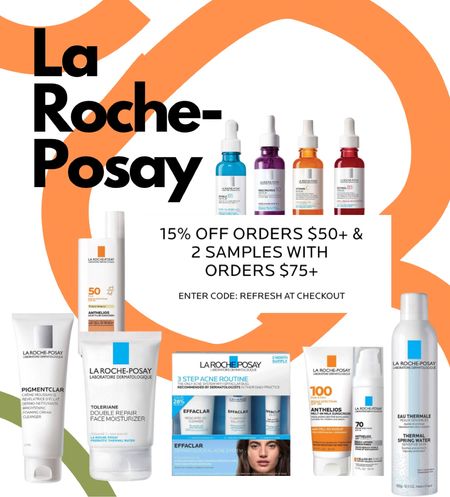 SHOP La Roche posay skincare with code REFRESH for 15% off! My favorite itens are linked here! I always recommend their serums and SPF 👌🏼 THE BEST FOR SURE!

#LTKbeauty