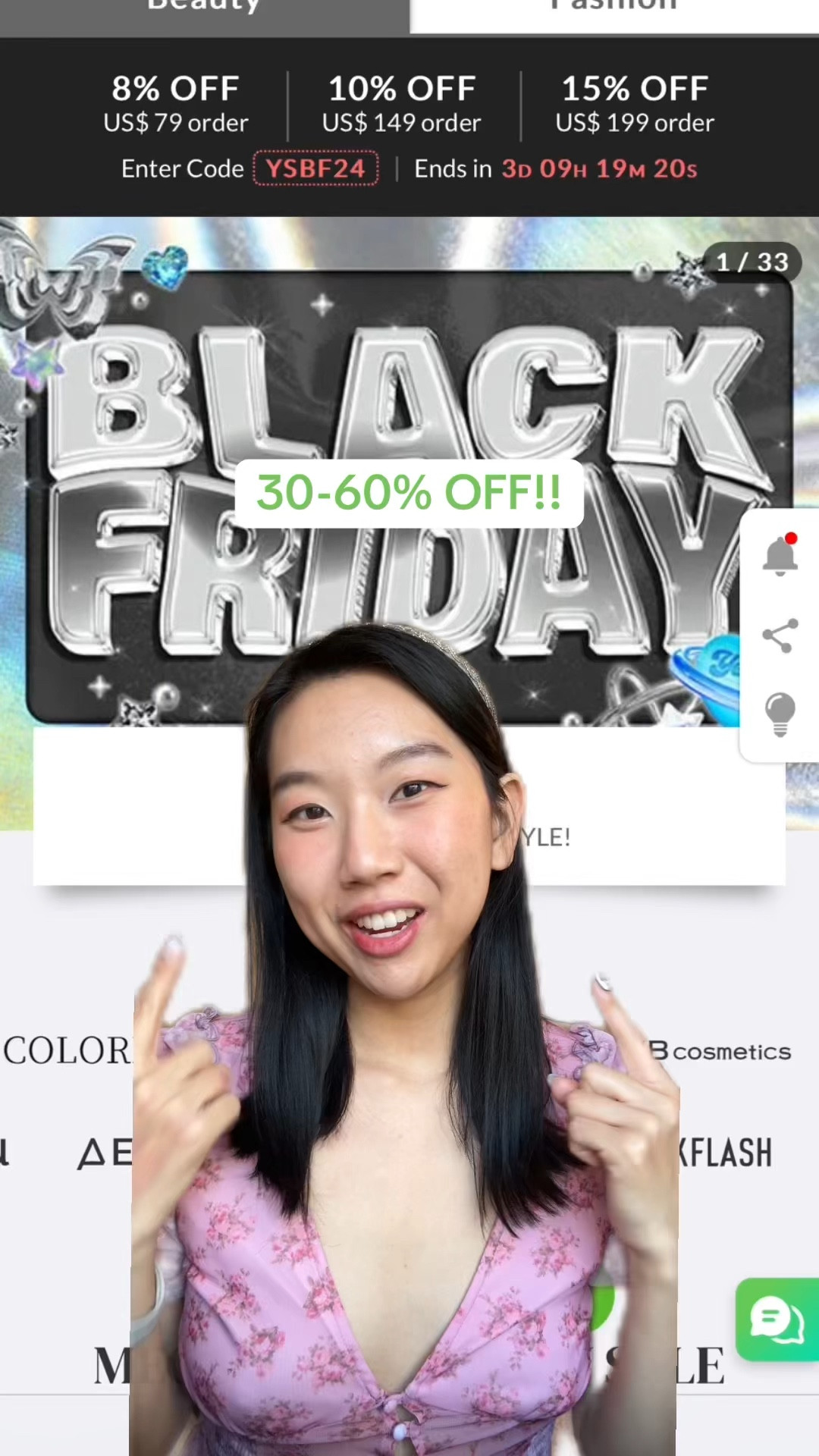 YESSTYLE BLACK FRIDAY ON TOP
get viral kbeauty for 30-60% off
CATCH21 for extra $$ off

yesstyle code yesstyle sale yesstyle haul yesstyle influencer microinfluencer pr affiliate unboxing
yesstyle black friday recommendations 
yesstyle black friday kbeauty
kbeauty recs for yesstyle black friday
yesstyle black friday deal
korean makeup
korean skincare
korean hair care
where to buy kbeauty
best kbeauty on yesstyle
anua niacinamide and txa serum
dark spot serum
medicube collagen wrapping mask
peeling mask
overnight mask
skin1004 hyalu cica sunscreen
skin1004 sunscreen
korean sunscreen
beauty of joseon sunscreen
boj sunscreen
relief sun aqua
beauty of joseon relief sun
purito mighty bamboo panthenol cream
etude soonjung cream
tirtir mask fit red cushion
cushion foundation 
romand glasting melting balm 
romand 12 veiled rose
vt reedle shot 100
numbuzin no 5 vitamin concentrated serum 
vitamin c serum
glutathione 
mixsoon bean essence
colorgram fruity glaas tint
colorgram tanghulu tangle tint
unleashia glitterpedia palette
unleashia eyeshadow palette 
unleashia all of brown palette
clio mascara
im from rice cream
skinfood peach cotton multi finish powder
skinfood setting powder
biodance collagen mask
overnight mask
face mask that turns transparent 
skin1004 probio cica ampoule
axis y complete no stress physical sunscreen 
goodal green tangerine vita c dark spot care serum jumbo
goodal dark spot serum
3ce drop glow gel
tirtir waterism glow tint

#LTKCyberWeek #LTKGiftGuide #LTKBeauty