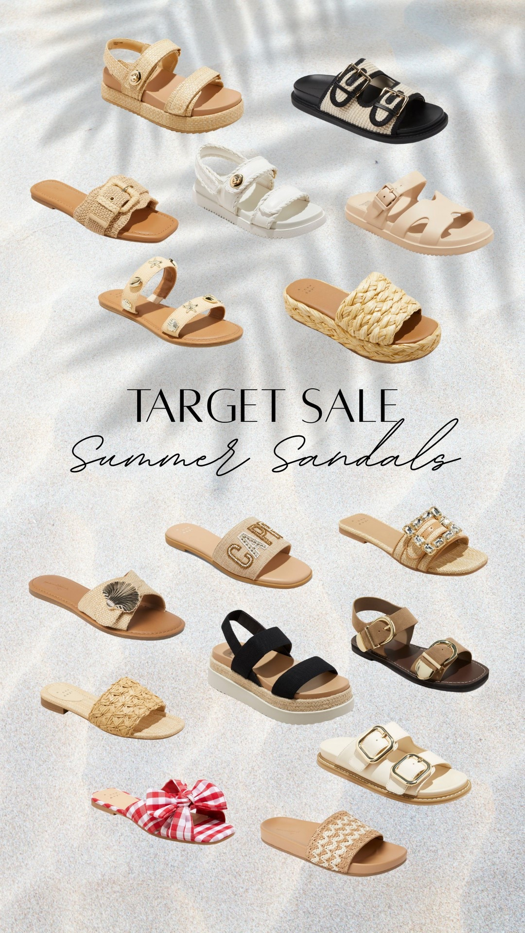 40% OFF ALL WOMANS SANDALS! #targetsummer #targetsandals #target #womansandalssale #summersandalssale 