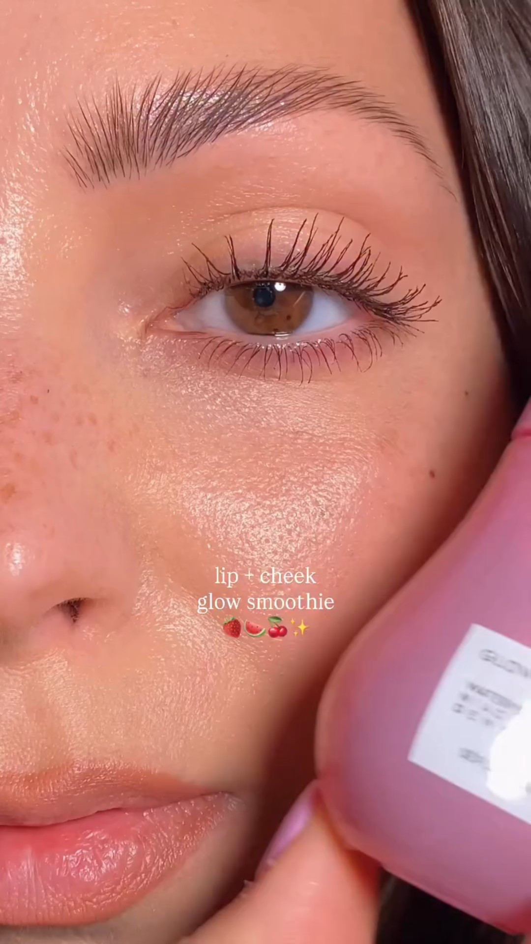 sheer glowy cheek + lip smoothie 🍓🍉🍒✨ comment “glow recipe” & I’ll send the ingredients list! 👩🏻‍🍳

loving this skincare cheek tint serum from glow recipe! pigment is sheer but buildable, and it gives your cheeks a healthy plump looking glow ✨ the glass balm is hydrating and blamy- not too thin so it stays put with no stickiness. can’t wait to try the other flavors 🤭 have you tried any of these yet? 

glowy makeup, dewy blush, natural makeup, lip balm