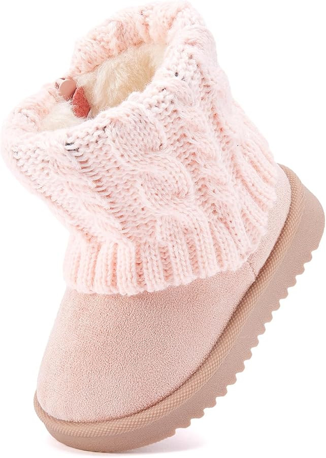 BMCiTYBM Baby Snow Boots Infant Boy Girl Winter Boots Nonslip Lightweight Outdoor Warm Shoes for ... | Amazon (US)