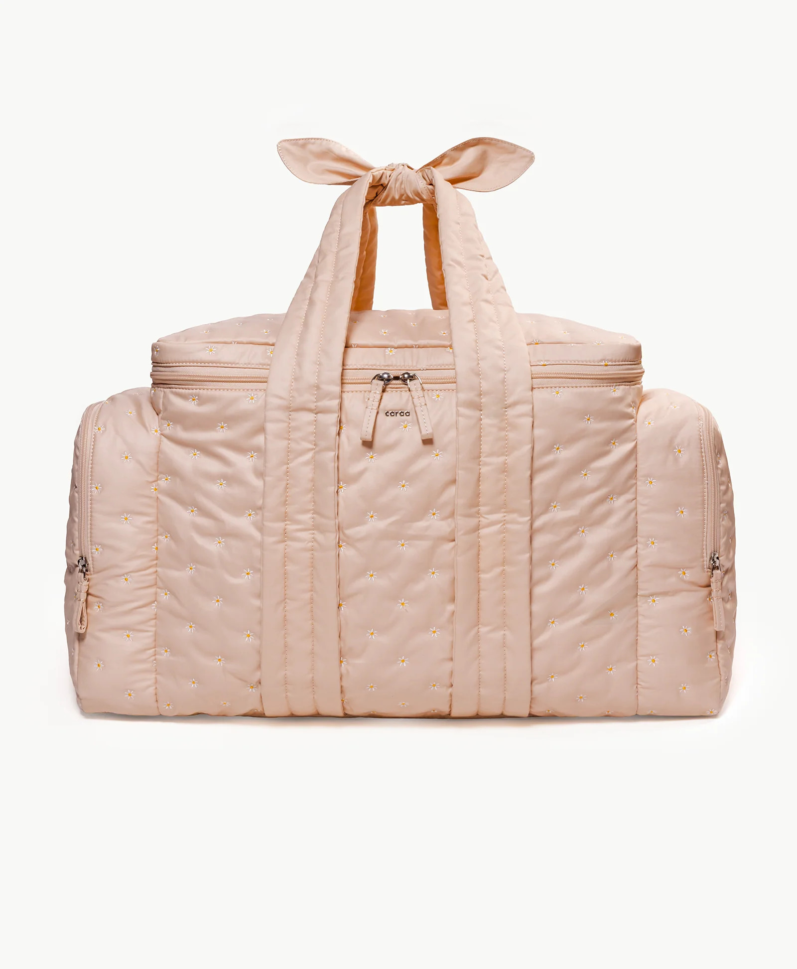 Baby Hospital Bag
          
            in Quartz Embroidered Organic Cotton | Caraa
