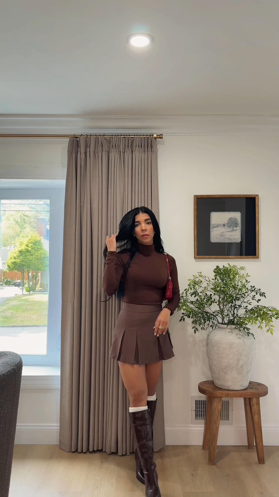 Obsesionada con el marrón esta temporada 🍂
Wearing size Xsmll

#LTKStyleTip #LTKPetite