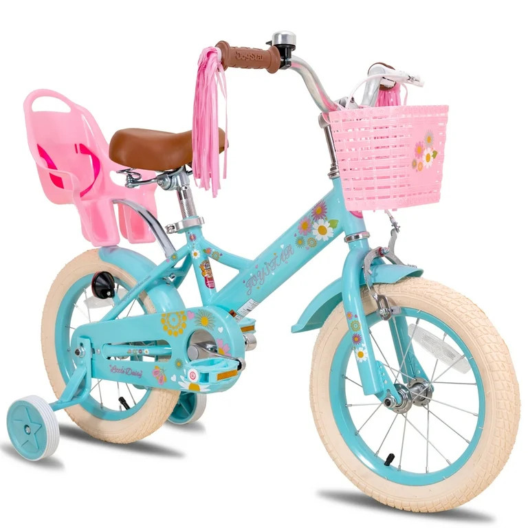 JOYSTAR Little Daisy 14 Inch Kids Bike for 3 4 5 Years Girls with Handbrake Children Princess Bic... | Walmart (US)