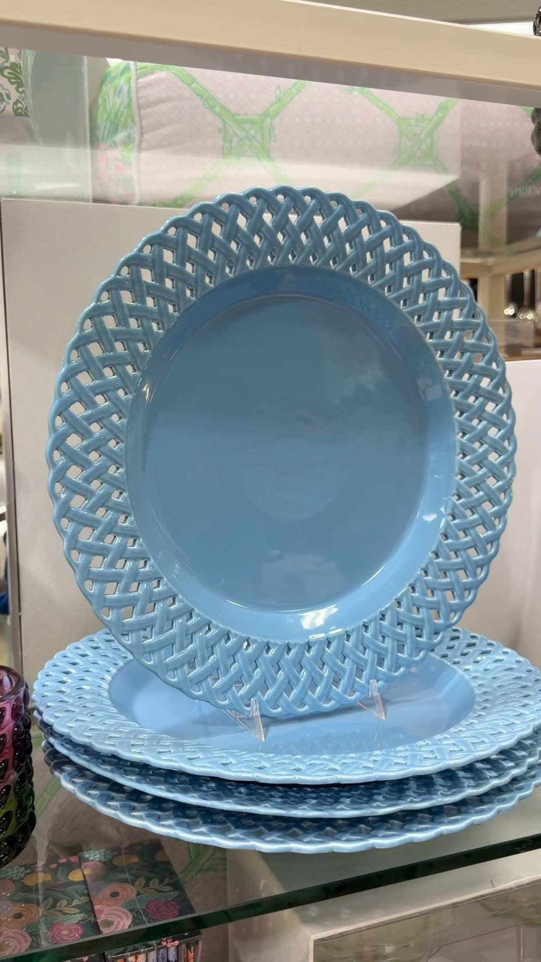 Blue dinner plates 💙