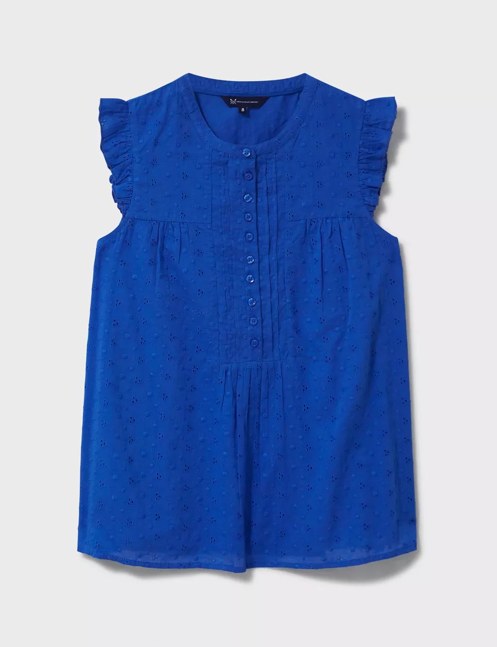 Pure Cotton Broderie Pintuck Blouse | Marks & Spencer (UK)