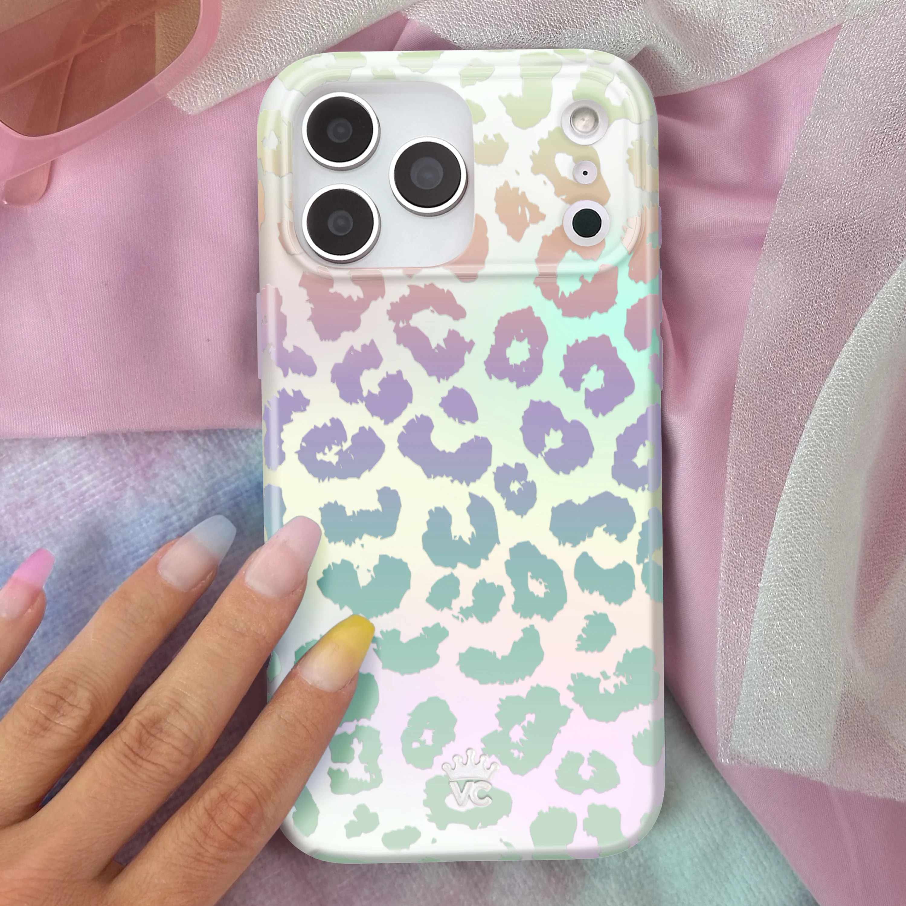 White Opal Leopard iPhone Case | Velvet Caviar