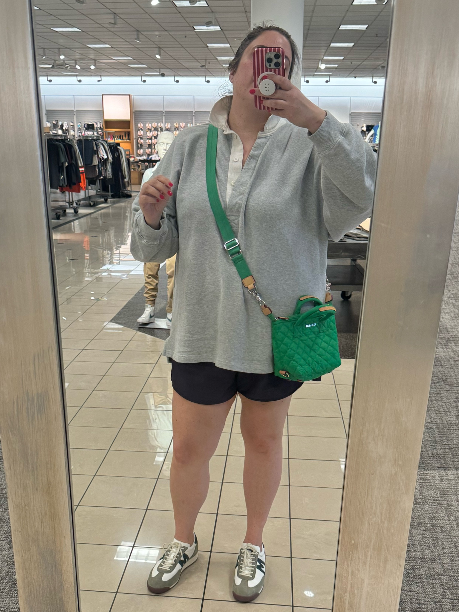 I love the micro Sutton MZ Wallace. This is the color grass and I can only find at Saks. I am 5'10 and a 20/22 and this is a true crossbody on me and so long! It's so light, too. 

Saks has some of the summer colors still, but MZ Wallace has a lot of other colors. And you can get 15% off your first order. I'll see these on poshmark and eBay, too! They also have great resale value! 



If you want this color, get from Saks, otherwise 

#LTKItBag
