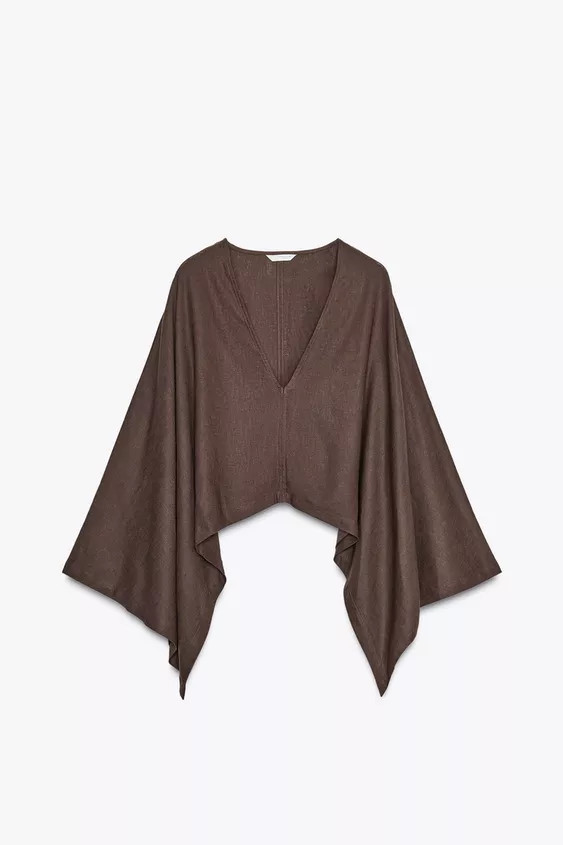 ASYMMETRIC CAPE KIMONO | Zara US