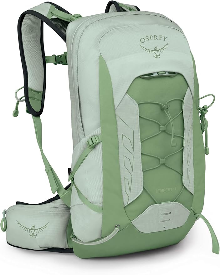 Osprey Tempest 11L Women's Lightweight Hiking Backpack with Hipbelt, Frosty Mint Green/Botanica | Amazon (US)