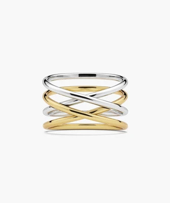 Interconnected Lattice Ring | Mejuri Fine Crew