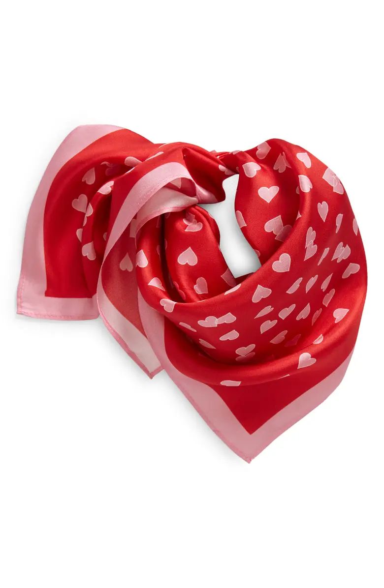 heart links silk bandana scarf | Nordstrom