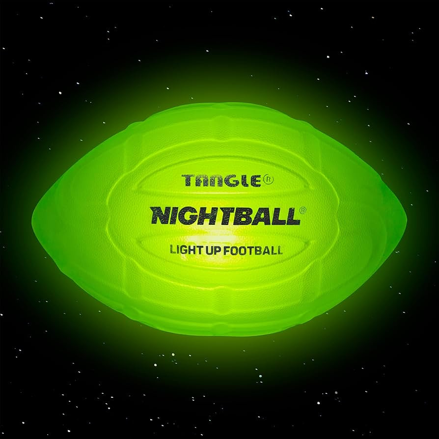Nightball Tangle Glow in The Dark Inflatable LED Football - Light up Football with Bright LED Lig... | Amazon (US)
