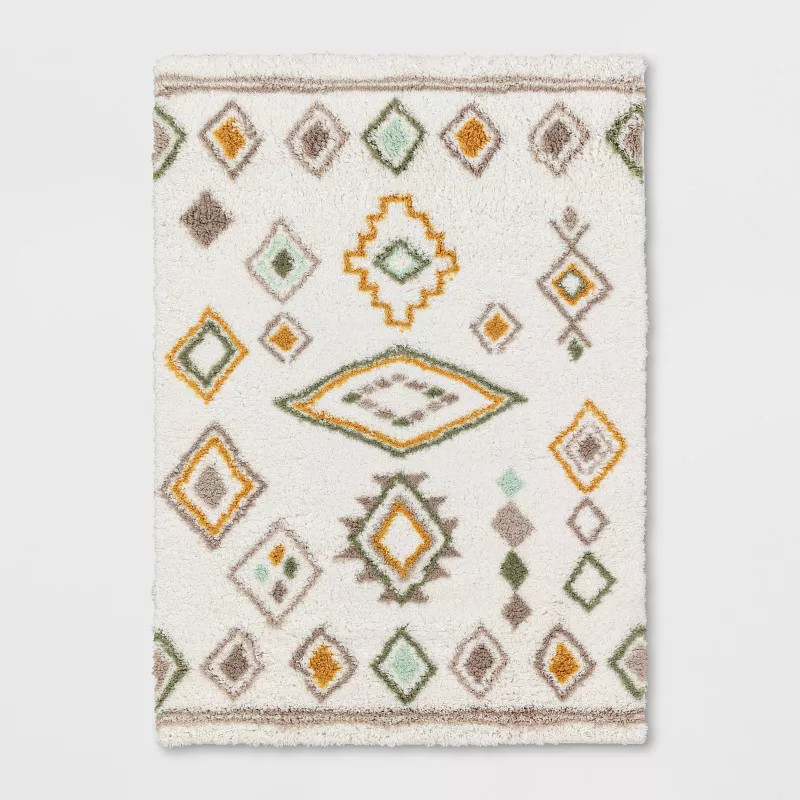 Yuma Area Rug Gold/Mint - Pillowfort™ | Target