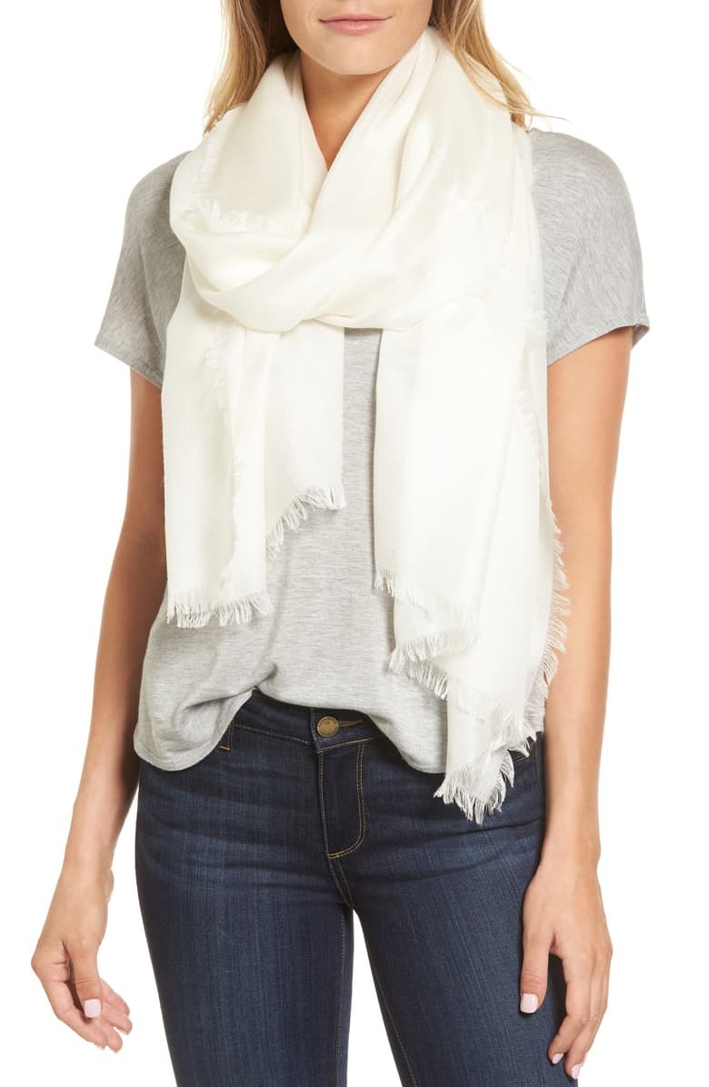Cashmere & Silk Wrap | Nordstrom
