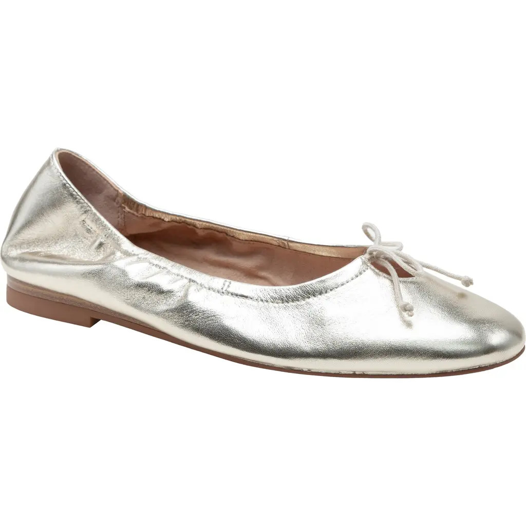 Linea Paolo Mila Ballet Flat in Gold at Nordstrom, Size 9.5 | Nordstrom