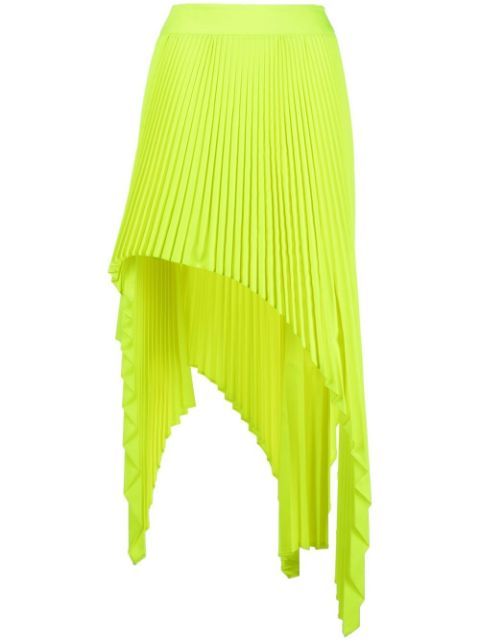 Ssheena Asymmetrical Pleated Skirt - Farfetch | Farfetch (CA)