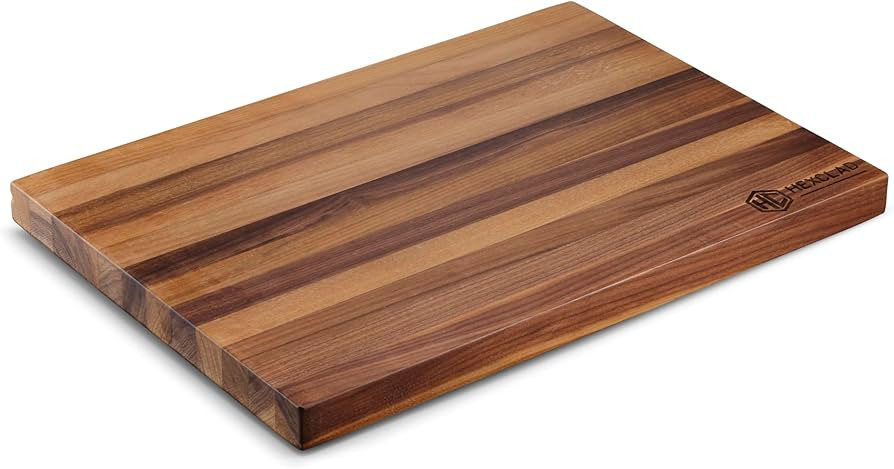 HexClad Large Walnut Cutting Board, Reversible, Premium Hardwood, Great For Chopping, Cutting, or... | Amazon (US)