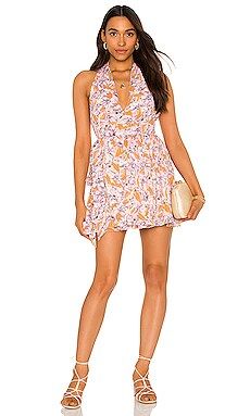 Tularosa Crew Wrap Dress in Bonnie Floral from Revolve.com | Revolve Clothing (Global)