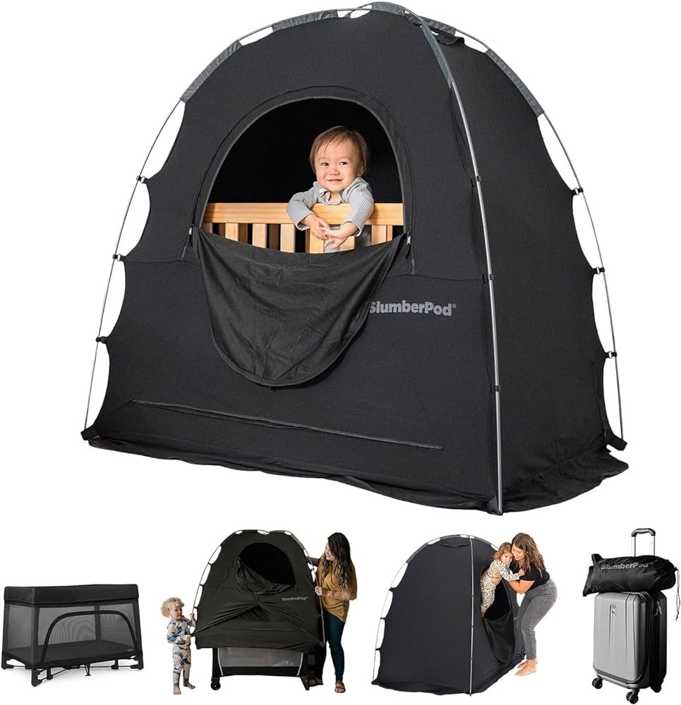 SlumberPod The Original Blackout Sleep Tent Travel Essential for Babies and Toddlers, Mini Crib a... | Amazon (US)