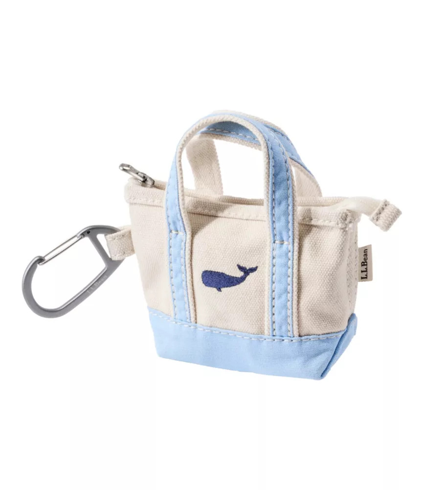 L.L.Bean Embroidered Micro Tote Bag, Whale | L.L. Bean
