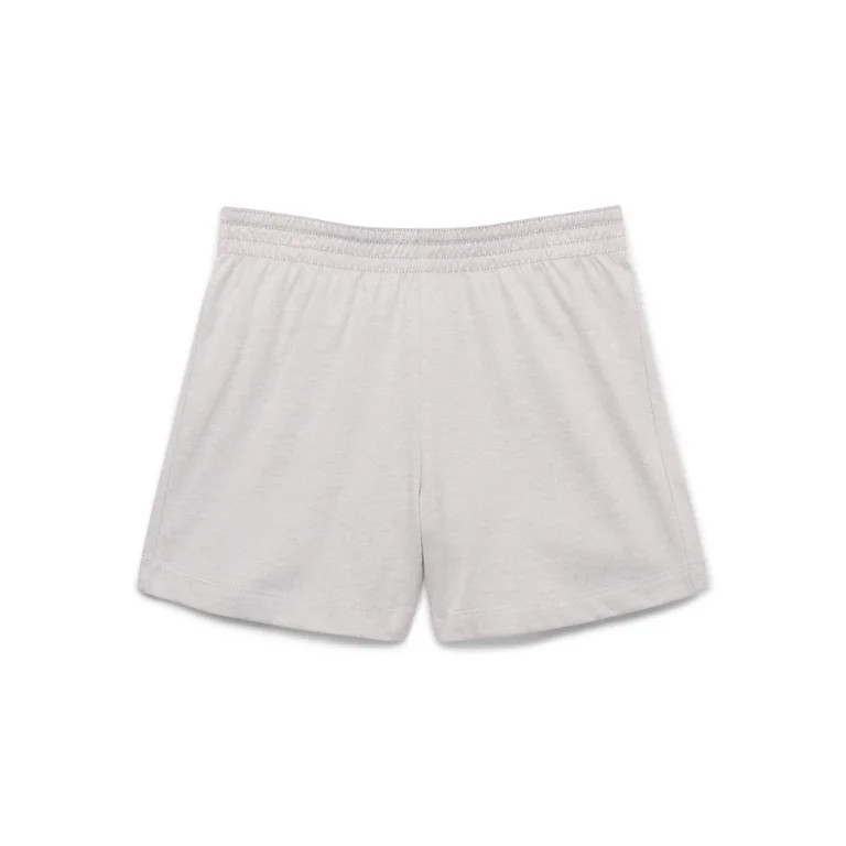 Wonder Nation Girls Kid Tough Knit Shorts, Sizes 4-18 & Plus - Walmart.com | Walmart (US)