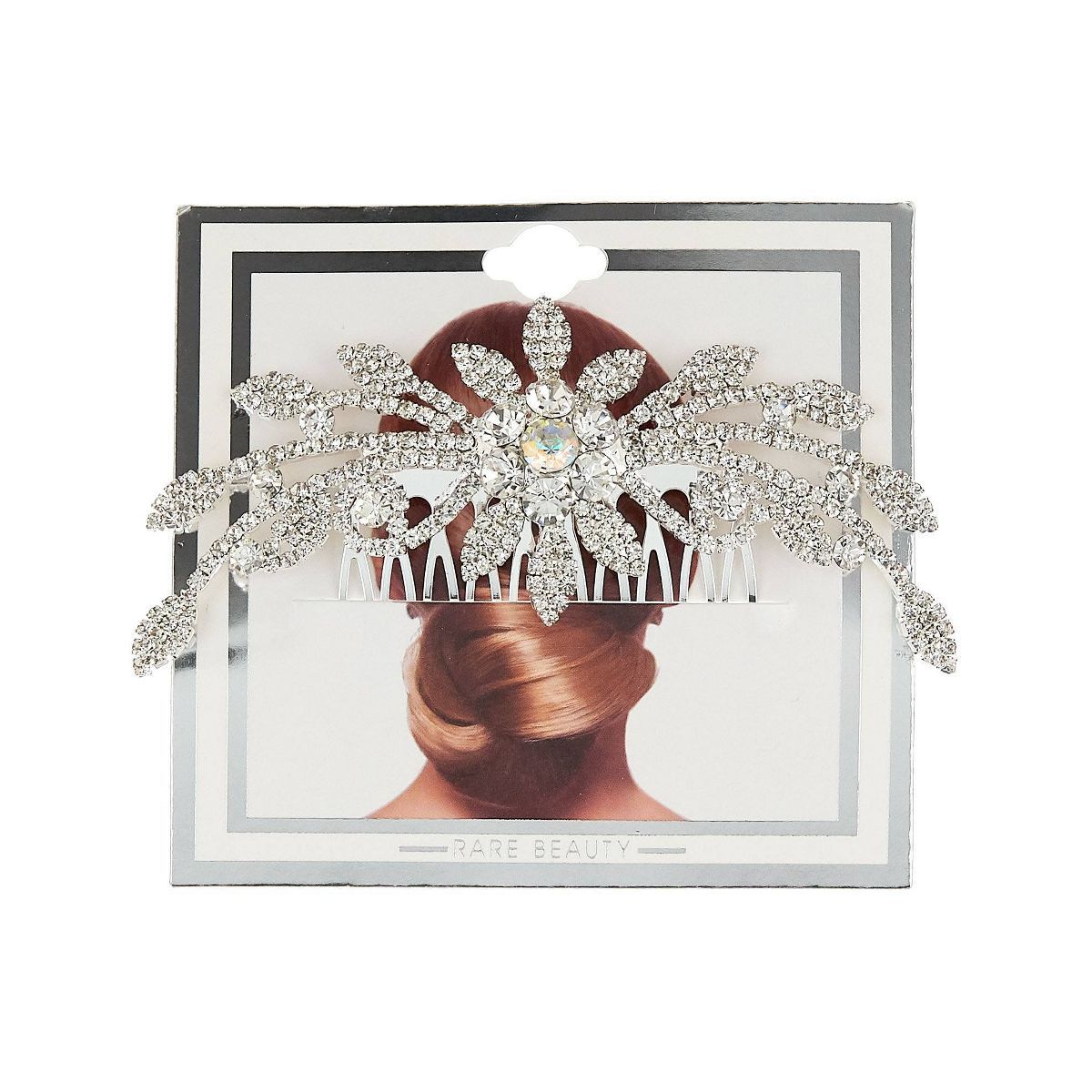 Rare Beauty Oversized Rhinestone Bridal Hair Comb | Target