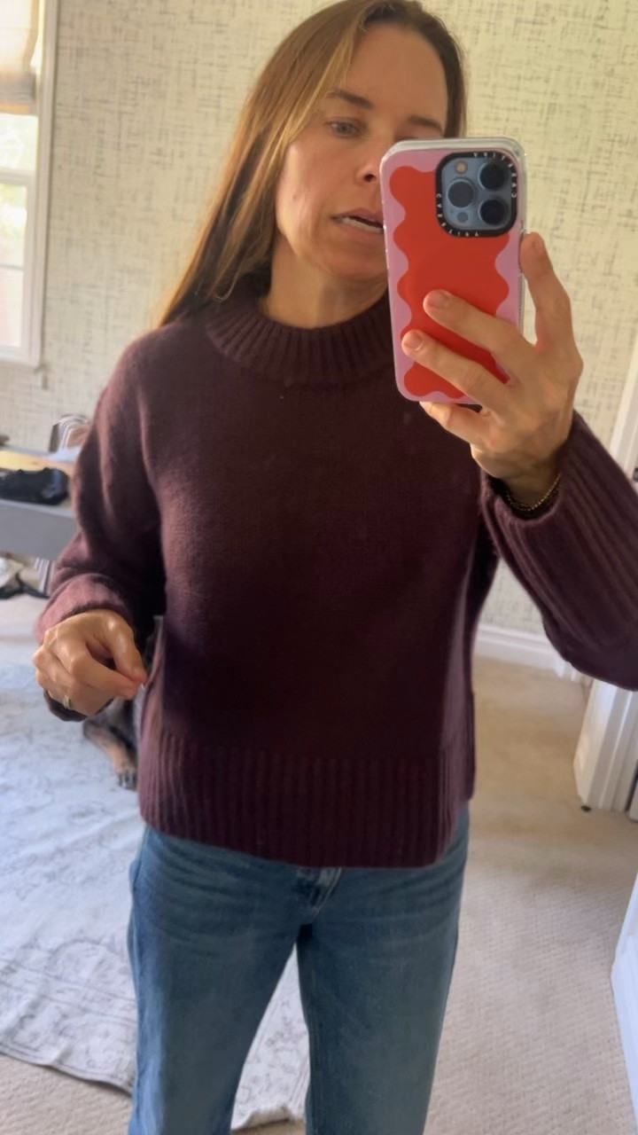 @Tuckernuck cashmere, maroon, oxblood, merlot, cashmere sweater, the row look for less
