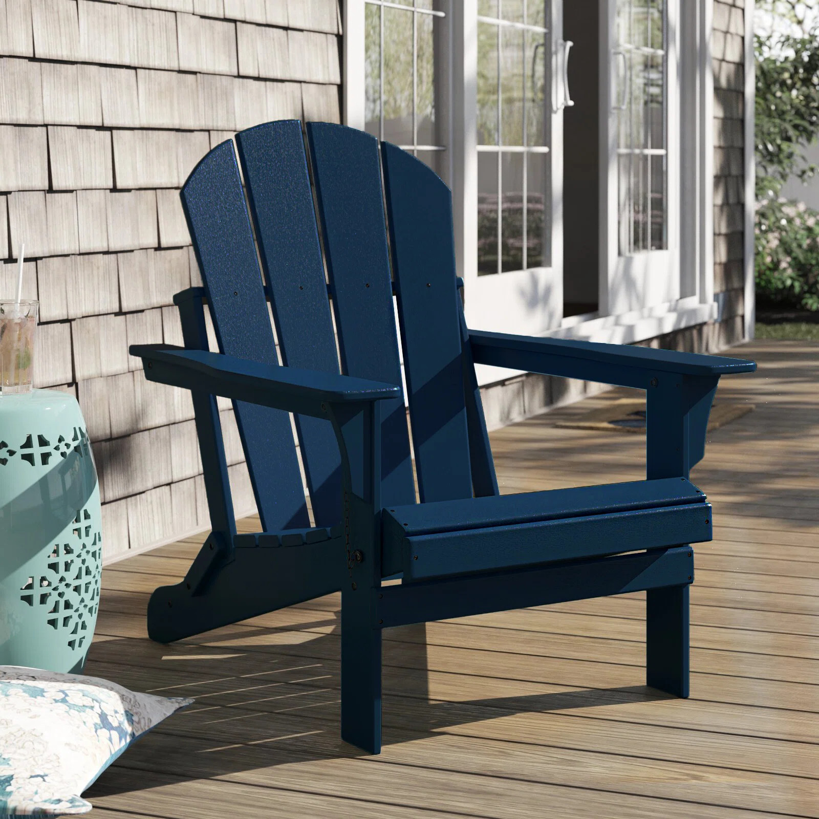 Shawnna Weather-Resistant Foldable Outdoor Adirondack Chair | Wayfair North America
