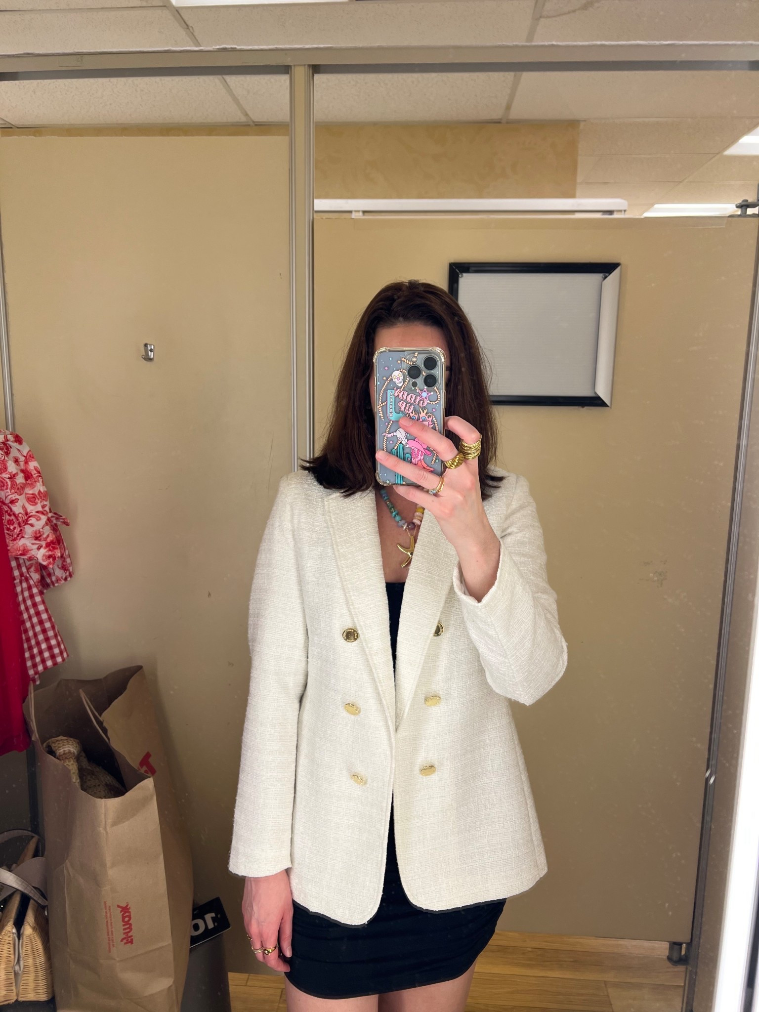 White tweed blazer (small). Black ruched sleeveless dress (small). White slip on sneakers (8.5). #blazer #whiteblazer #tweedblazer #dress #sleevelessdress #rucheddress #blackdress #sneakers #sliponsneakers #whitesneakers #summerdresses #summerdress 
Summer Dresses Work Outfits

#LTKSeasonal #LTKFindsUnder100 #LTKStyleTip