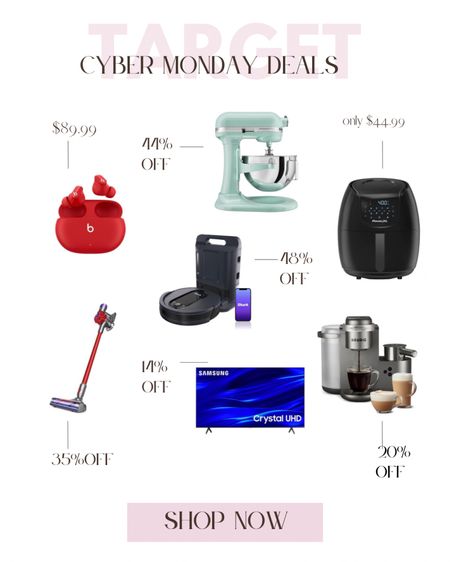 Cyber Monday Deals at Target that are too good to pass up. Small kitchen appliances, electronics, and more

#LTKCyberweek #LTKSeasonal #LTKHoliday