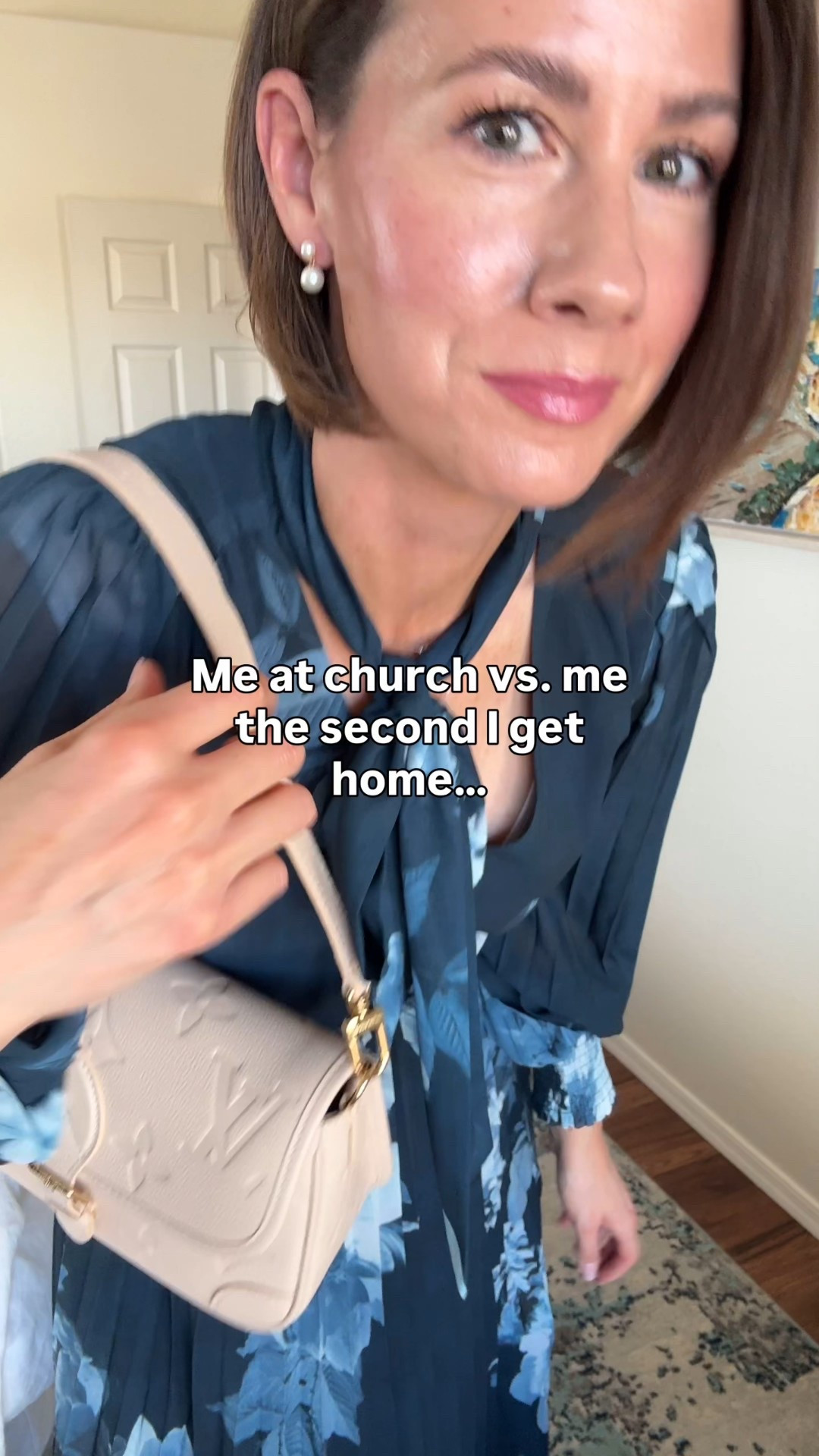 Me at church vs me the second I get home...

#LTKOver40 #LTKTall #LTKmomlife