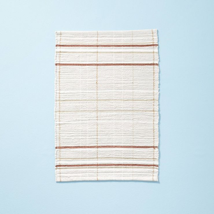 Scatter Stripe Rug Cream/Brown - Hearth & Hand™ with Magnolia | Target