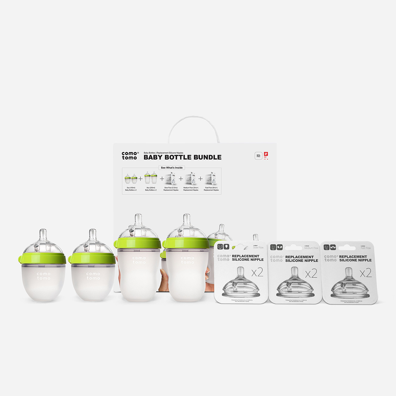 Comotomo Baby Bottle Gift Set | Grove