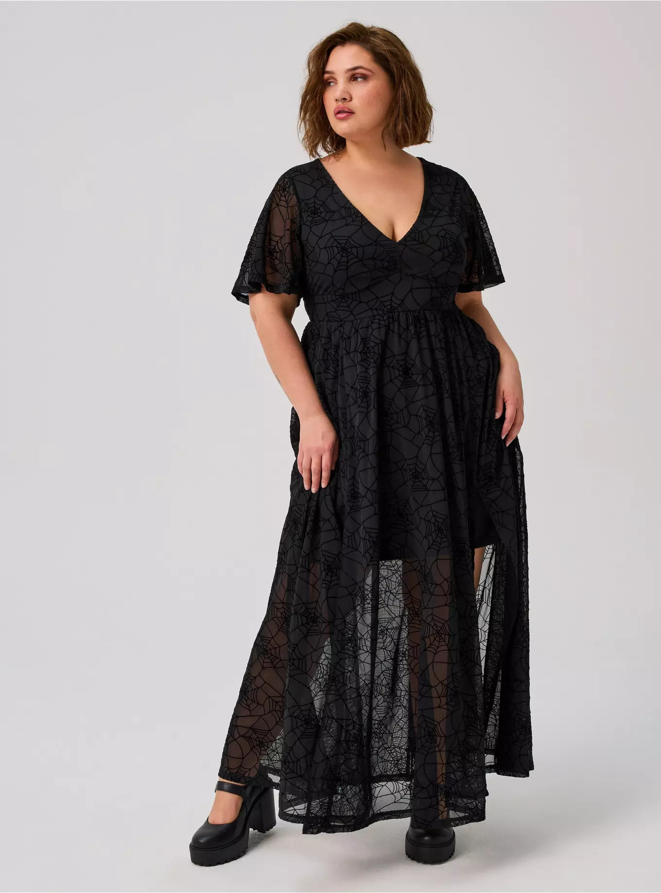 Nightfall Mesh Maxi Dress | Torrid (US & Canada)