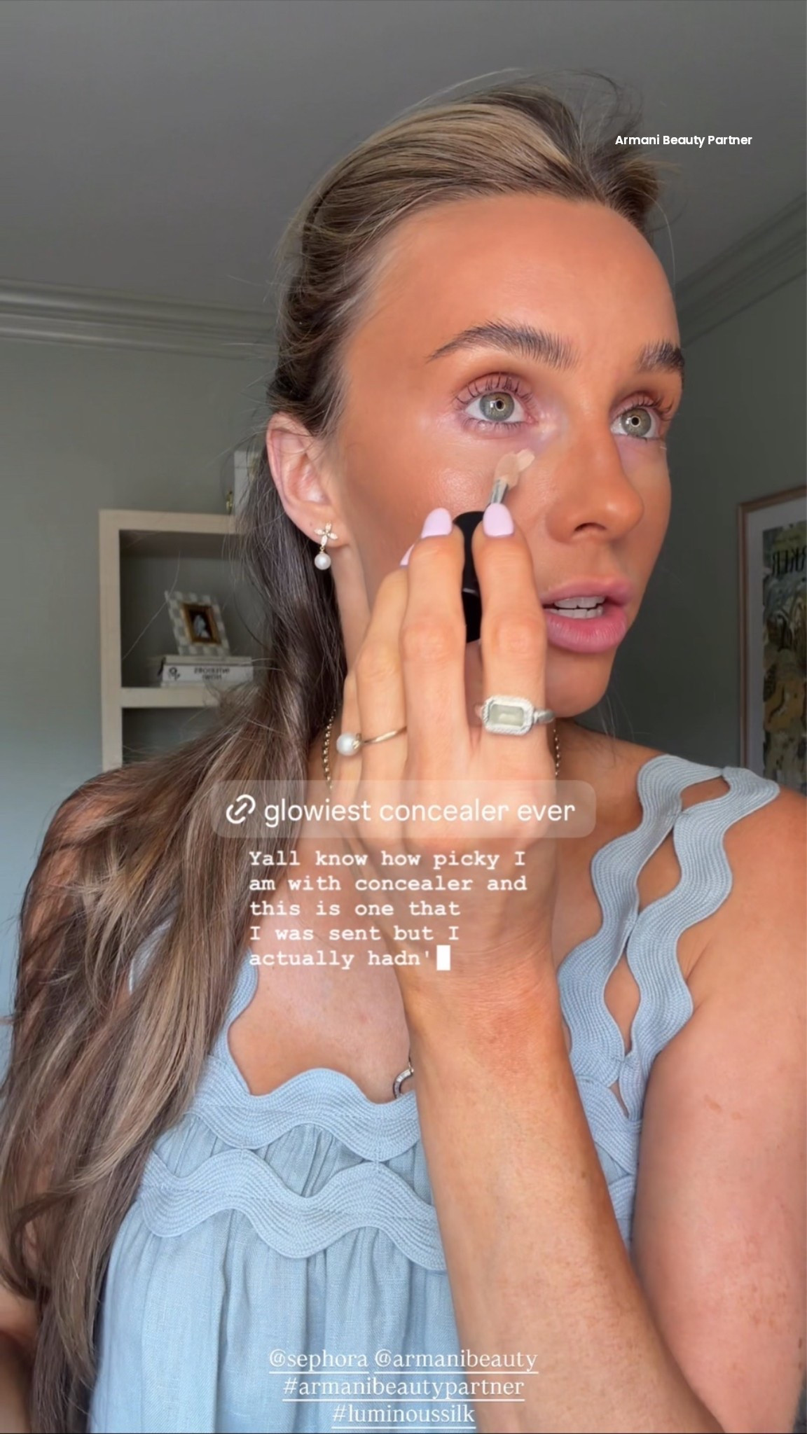 Thank you @Armani beauty for the glowiest skin! @Sephora  #luminoussilk #armanibeautypartner