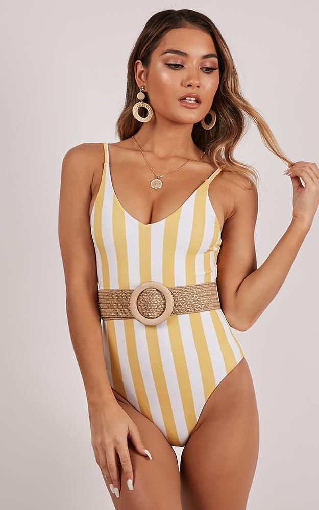 Mika One Piece In Mango Stripe | Showpo - deactived