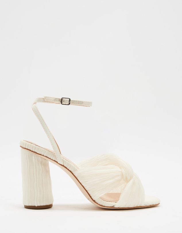 Reed Pleated Twist Sandals | THE ICONIC (AU & NZ)