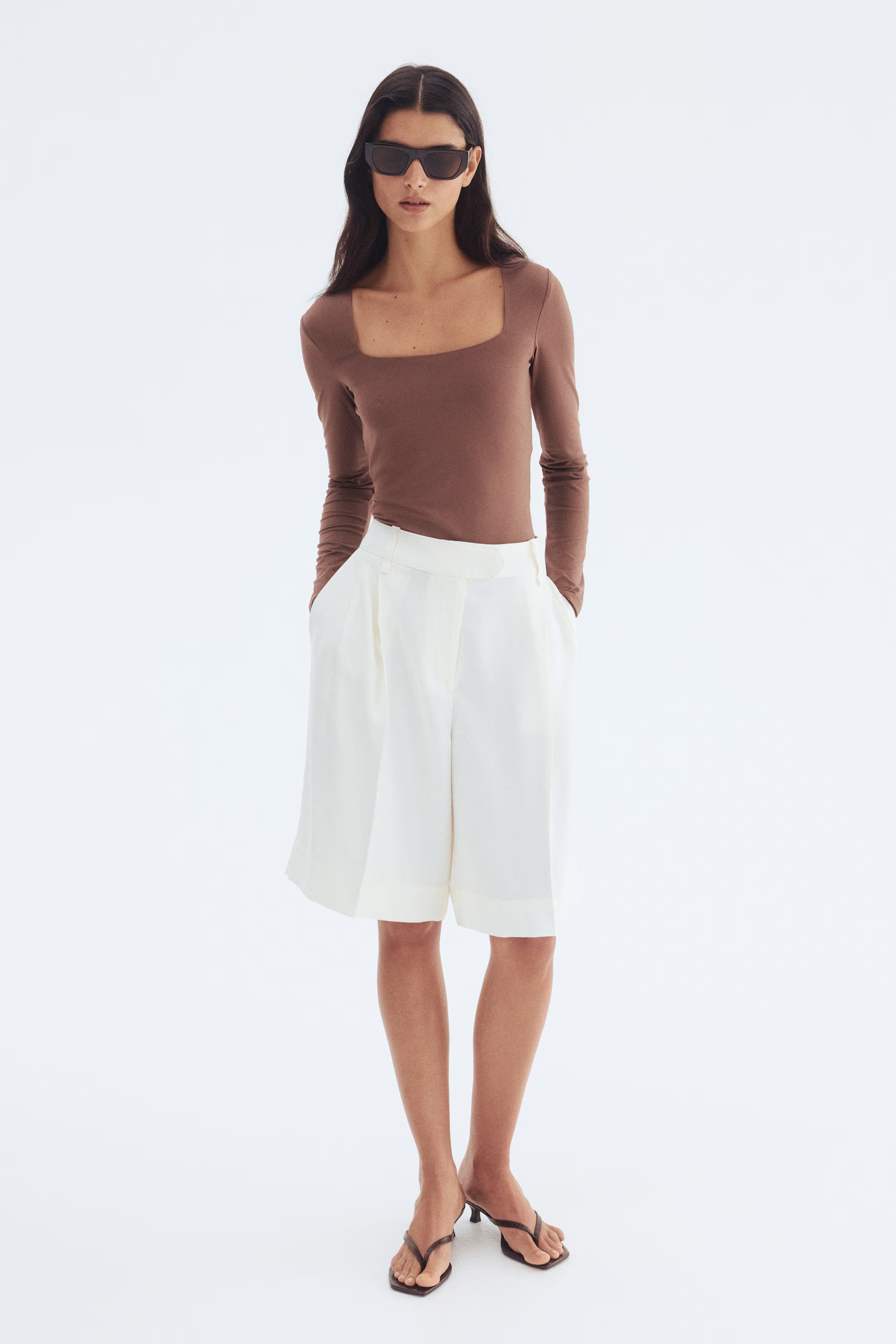 Long-sleeved Jersey Top | H&M (US + CA)