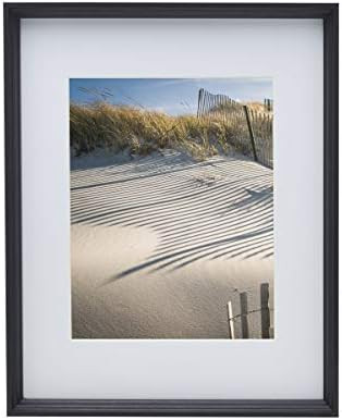 Studio Nova Picture Frame Displays 11 x 14 Photos 16 x 20 Without Mat, 16x20-Matted 11x14, Black | Amazon (US)