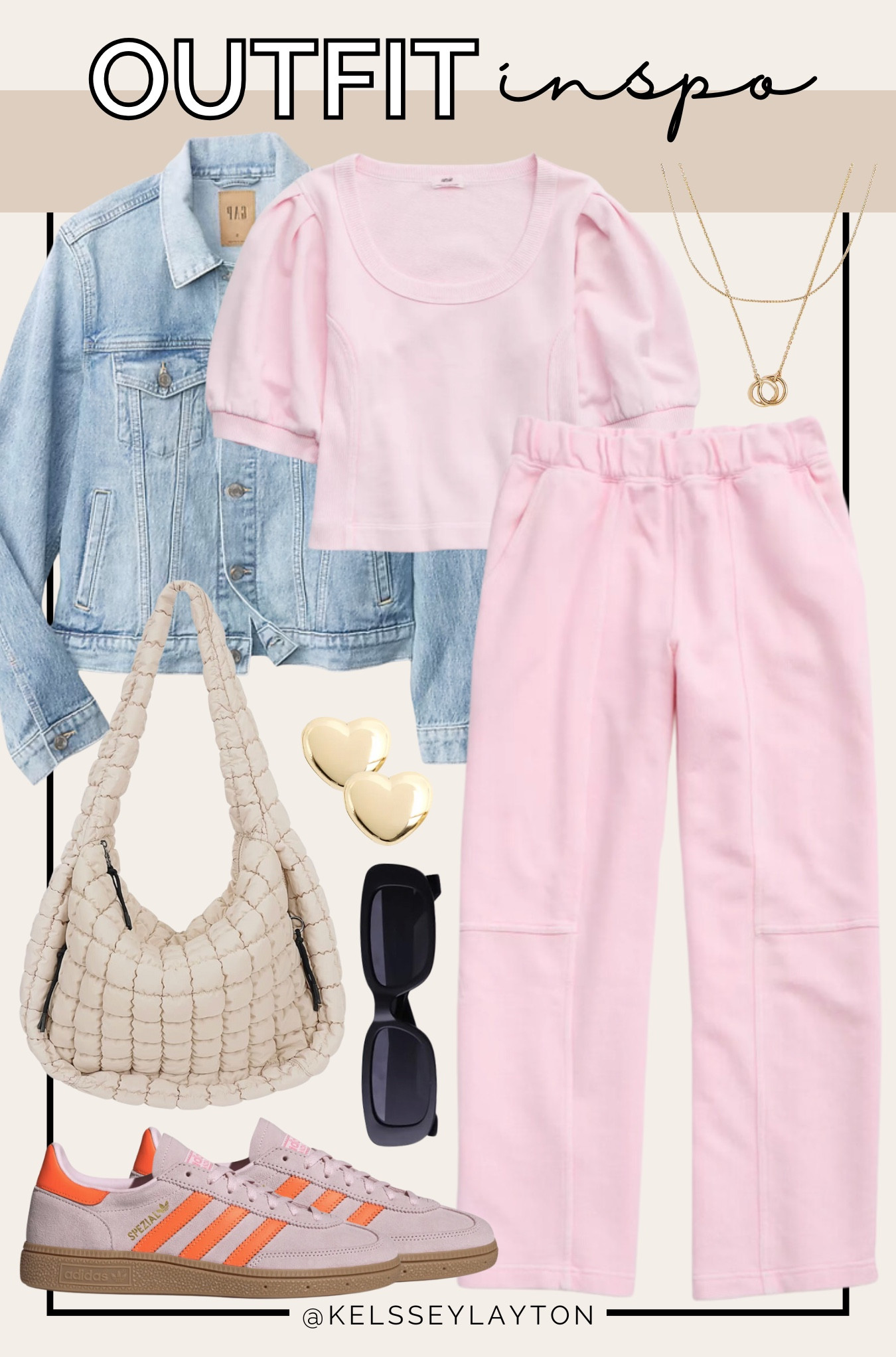 Outfit idea, lounge set, pink set, quilted bag, pink adidas sneakers 

#LTKSaleAlert #LTKStyleTip #LTKFindsUnder50