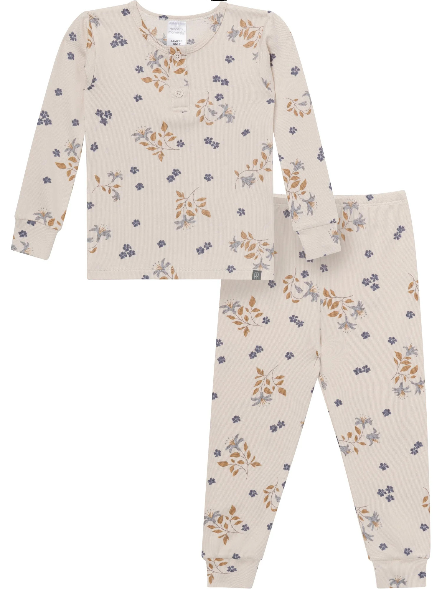 Modern Moments by Gerber Toddler Boy Henley Pajama Set, 2-Piece, Sizes, 12 Months - 5T | Walmart (US)