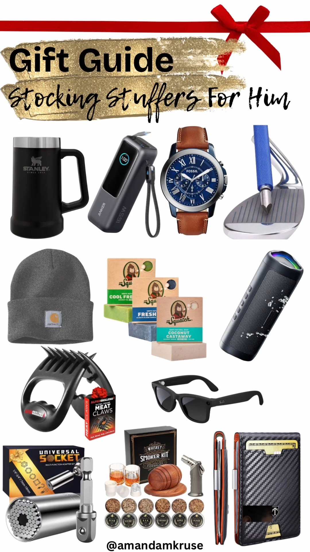 Stocking stuffers for him 

Holiday gift guide, Christmas gift guide, gifts for him, gift guide for him, stocking stuffers 

#LTKGiftGuide #LTKMens #LTKHoliday