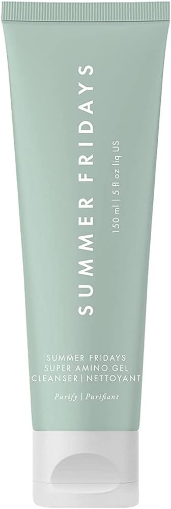 Summer Fridays Super Amino Gel Cleanser - Gentle, pH-Balanced Daily Facial Cleanser + Makeup Remo... | Amazon (US)