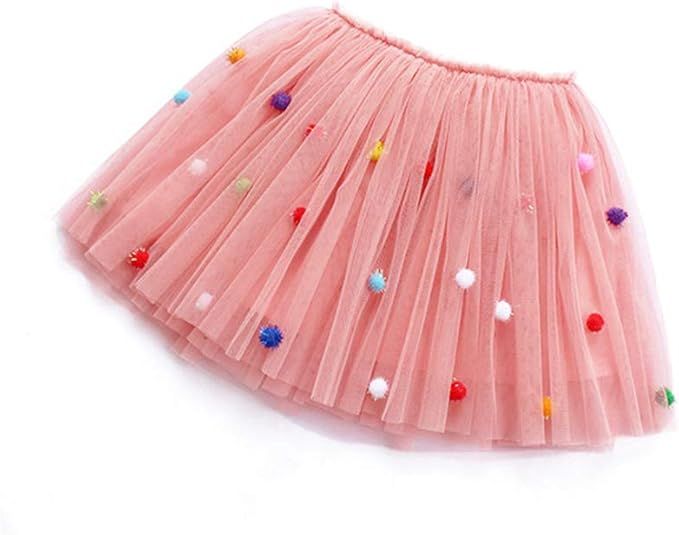 Gooket Little Big Girls' 3 Layers Tulle Tutu Skirt Princess Party Dancing Ballerina Skirt Girls (... | Amazon (US)