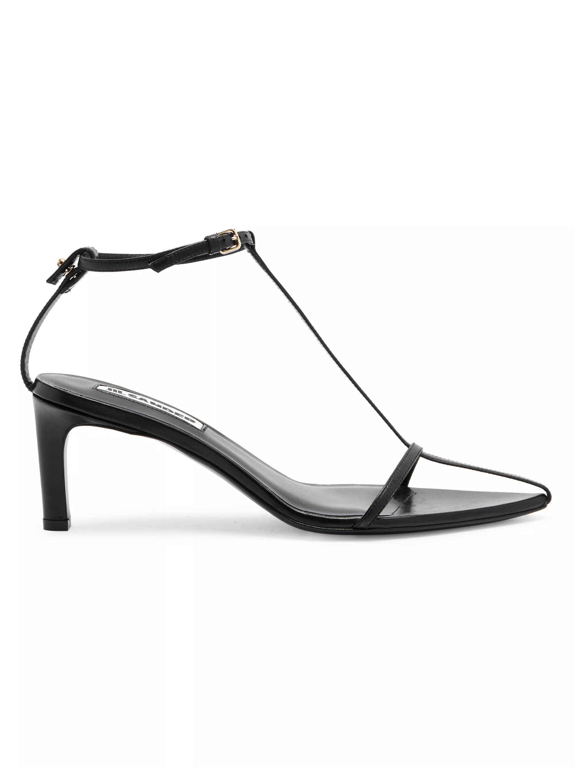 Shop Jil Sander Gazpacho 65MM Leather Sandals | Saks Fifth Avenue | Saks Fifth Avenue