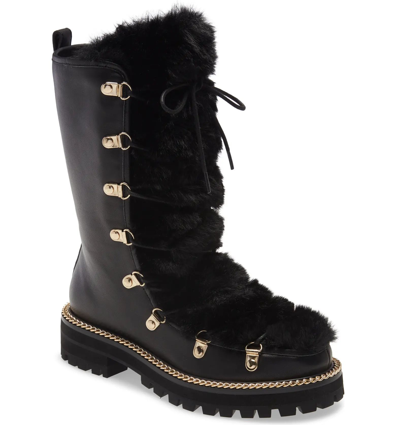 Fashion Genuine Shearling & Leather Boot | Nordstrom