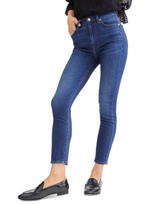 High Waist Skinny Ankle Jeans in B(air) Silk Catalina | Bloomingdale's (US)