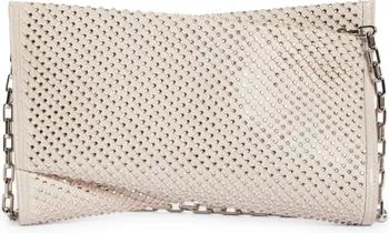 Christian Louboutin Small Loubitwist Crystal Mesh Leather Clutch | Nordstrom | Nordstrom